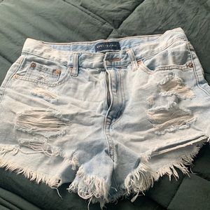 never worn white washed jean shorts
